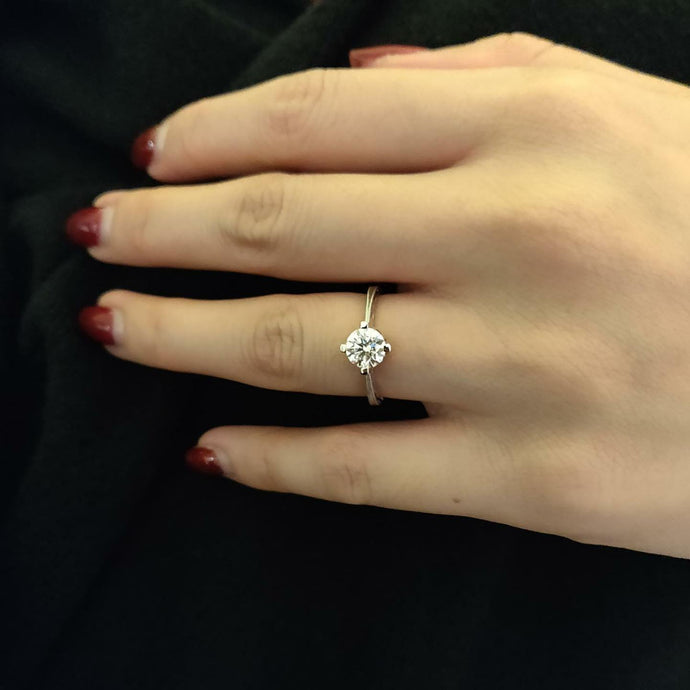 Marry Me 18k White Gold Diamond Rings