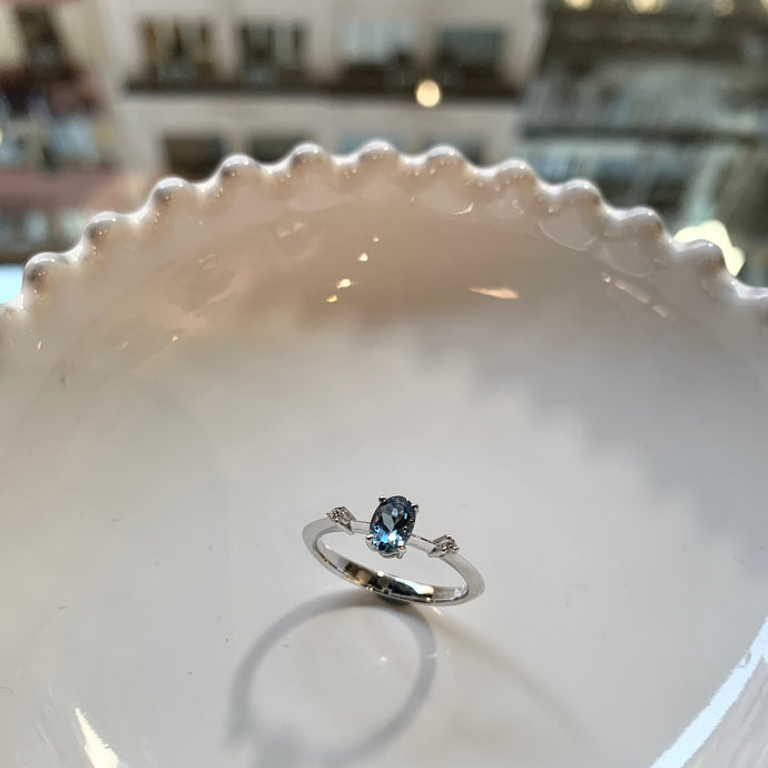 Found a santa maria aquamarine ring to match my pendant