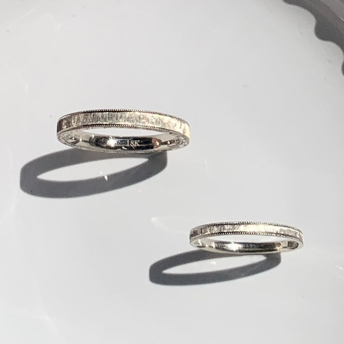 Cute couple for delicate couple rings