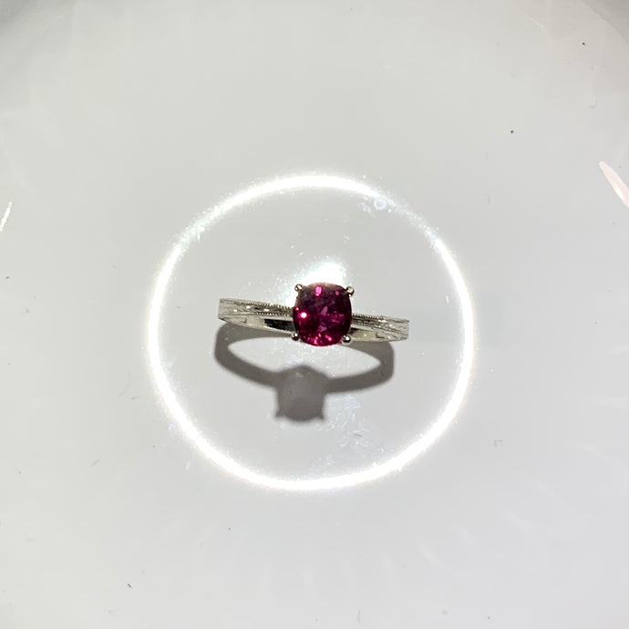 Love my ruby engraved ring