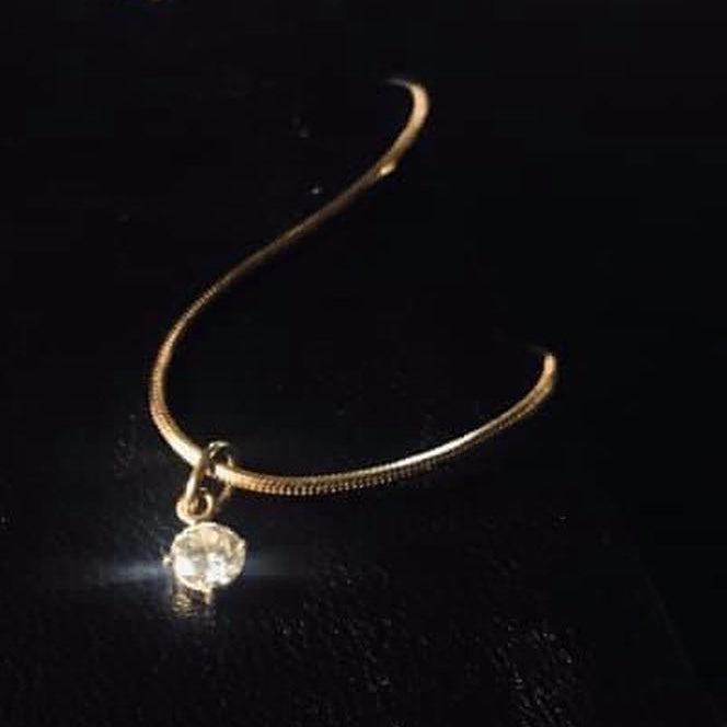 Upcycling Diamond 18k Yellow Gold Pendant