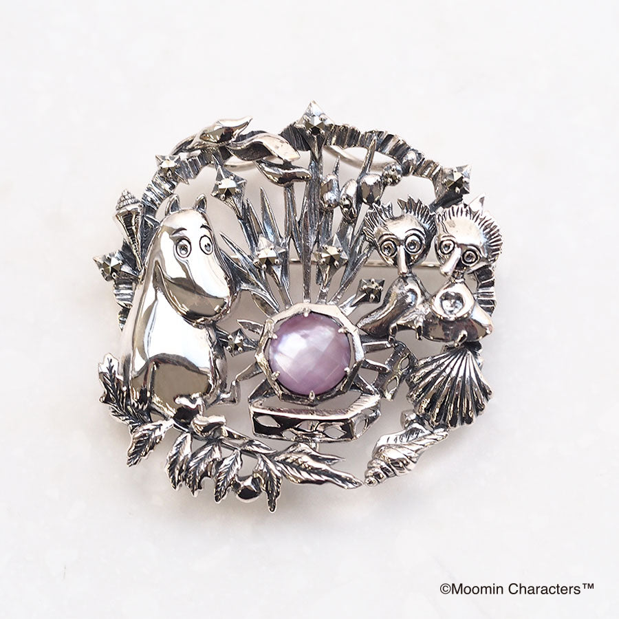 SV Moomin [Moomin and Ruby] Pendant Brooch