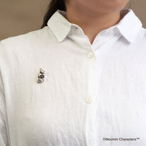 SV Moomin [Moominmamma with Red Bouquet] Pendant Brooch