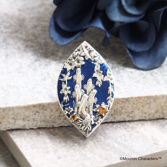 SV Moomin [Hattily-Hattily & Hidden Little My] Pendant Brooch