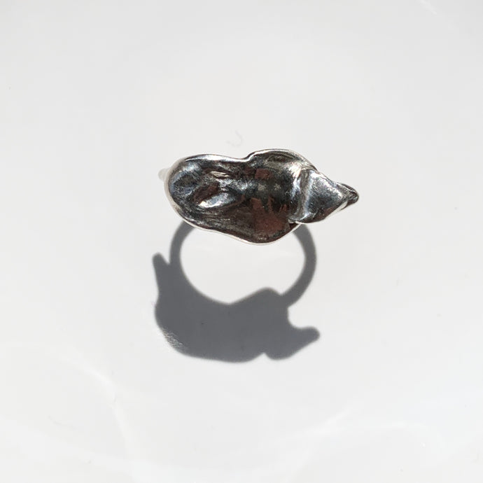 Silver droplet rings 02