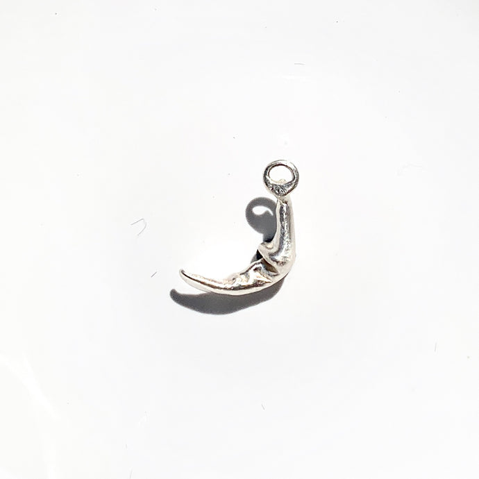 Silver droplet pendant 07